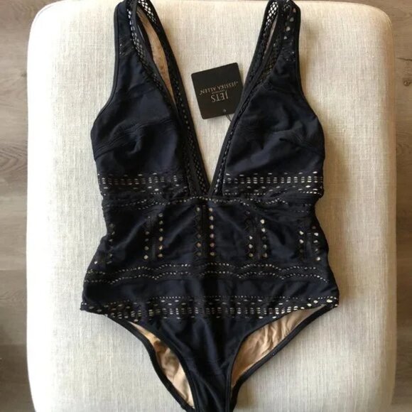 Jets Australia Impressions Plunge One Piece (size 10) NWT - Picture 6 of 9